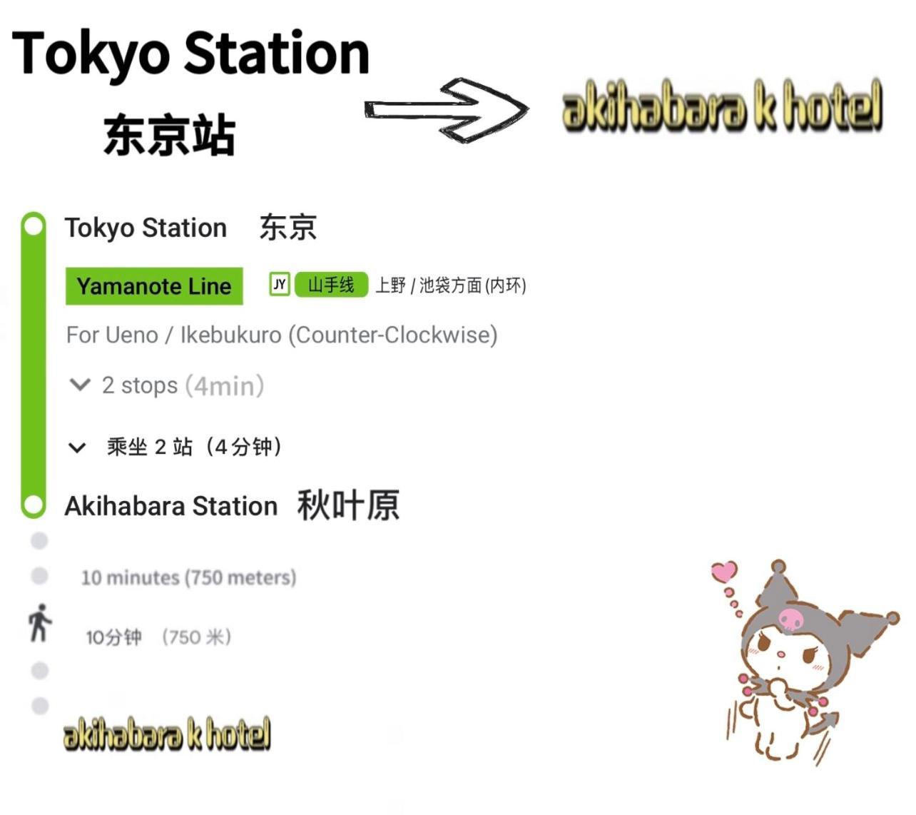 Akihabara K Daire Tokyo Dış mekan fotoğraf